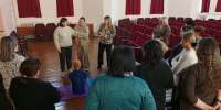 Работники МБУК "Городищенский РДК" и структурных подразделений прошли тренировочное занятие "Готов к санитарной обороне" - Городищенский район
