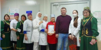 Акция -поздравление женщин «Весеннее настроение» . - Городищенская МЦРБ
