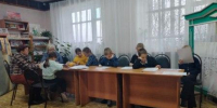 Заседание театрального клуба "Петрушка". - Городищенская МЦРБ